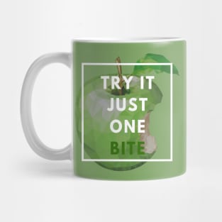 Try It Just One Bite Apple Mug